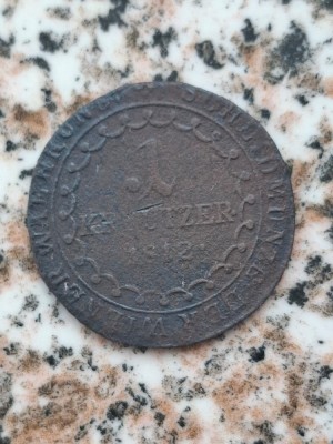 1 kreuzer 1812 foto