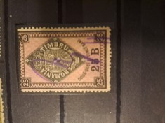 Timbru fiscal 25 bani, 1897