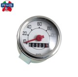 Bord (ceas km) rotund Vespa 50 (63-82) - 50 L (66-70) - 50 N (63-83) - 50 R (69-83) - 50 S (63-93) 2T AC 50cc - rama cromata