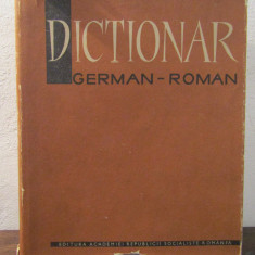 Dicționar german - român