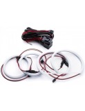 Kit Angel Eyes LED COTTON pentru BMW E90 2x106mm + 2x131.5mm, Xenon Bright