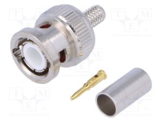Conector BNC mufă tată drept 50&Omega; NINIGI B9907 RG58 &Oslash;max 5mm crimpat