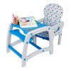 Scaun de masa Juju Eat&amp;amp;Play, Albastru