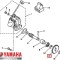 Pinion pompa ulei original Yamaha DT 125 R - DT 125 RE - DT 125 X - TDR 125 - TZR 125 - YZF 200 Blaster