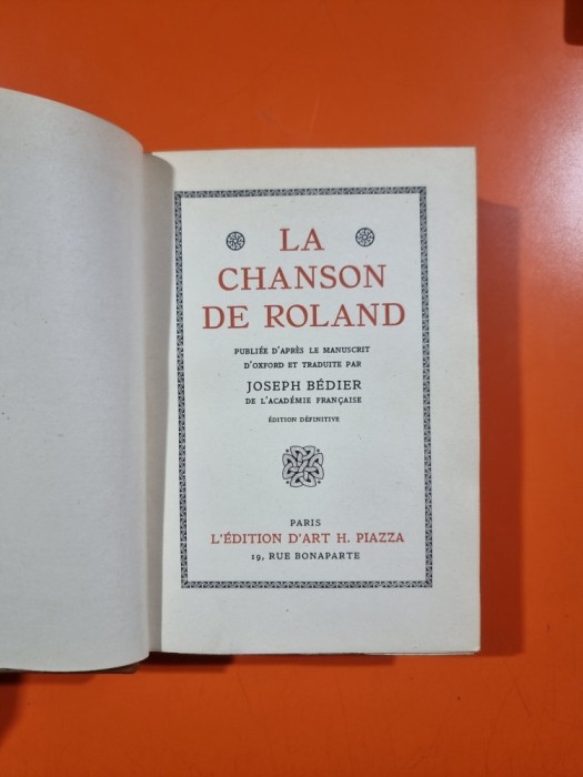 LA CHANSON DE ROLAND