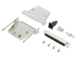 Conector D-Sub 62 pini mamă drept aurit pentru lipire pe cablu