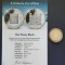 Moneda de argint - 1Dollar/ &quot;FIRST STAMP WORLDWIDE&quot; FIJI, 2015 - PP - G 4281