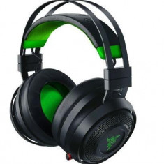 Casti Gaming Wireless Razer Nari Ultimate Xbox One , Microfon (Negru/Verde)