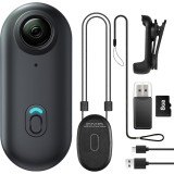 Camera de actiune Technovici, 1080P Full HD, rezistenta la apa 30m, WiFi, set complet, 65x25x13mm
