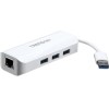 Adaptor TRENDnet USB 3.0 la Gigabit Ethernet + Hub USB