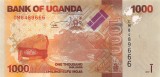 UGANDA █ bancnota █ 1000 Shillings █ 2017 █ P-49 █ UNC █ necirculata