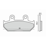 Placute frana sinter Honda RS 125 R fata Cod Produs: MX_NEW 225103173RM