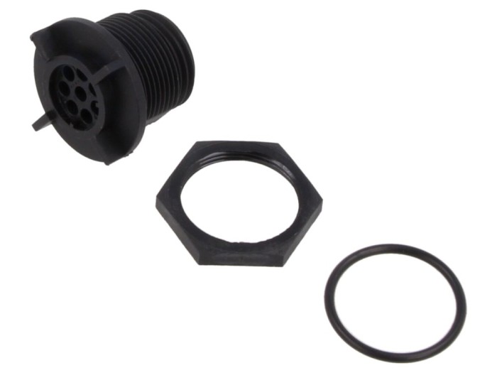 Conector circular mamă IP68 8 pini