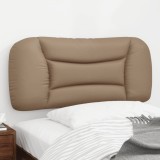 vidaXL Pernă pentru tăblie pat, cappuccino, 90 cm, piele artificială