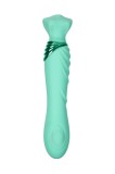 Vibrator Mermaids Extasy FairyGasm, 6 Moduri Vibratii, 6 Moduri Tapare, Silicon, USB, Verde