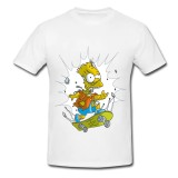 Tricou &quot; Cool Bart Simpson skateboard &quot;