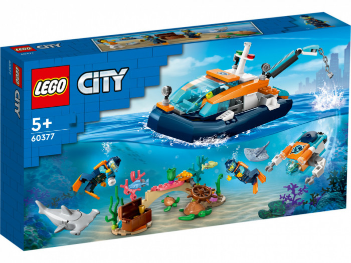 BARCA PENTRU SCUFUNDARI, 60377 LEGO