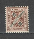 Wurttenberg Regat.1917 Timbre de serviciu-Cifra XB.23, Nestampilat