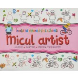 Micul artist. Profesii. Sporturi. Personaje din povesti. Invata sa desenezi si sa colorezi/***
