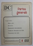 DC - DOCUMENTARE CURENTA - PARTEA GENERALA , NR. 8 , 1968