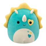 Jucarie de plus, Squishmallows, Triceraptorul Braedon, 19 cm