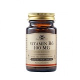 Solgar Vitamin B6 Vitamina pentru Sănătatea Sistemului Nervos 100mg 100 capsule veget