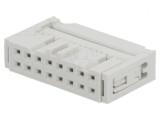 Mufă IDC Mamă 16 PIN Aurit 1,27mm