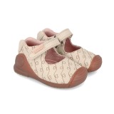 Pantofiori primii pasi pentru fetite biomecanics 241100, latte (marime: 24 (14,8-15,4 cm))