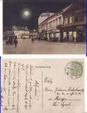 Oradea (Bihor), Nagyvarad -Noaptea -animata,masina epoca, rara, Circulata, Printata