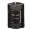 Lum&acirc;nare Parafină, Coconut, Negru, 7x9.5cm, Timp Ardere 36 Ore, Oem