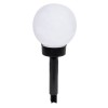 Lampa solara cu led, pentru gradina, negru/alb, 27 cm