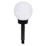 Lampa solara cu led, pentru gradina, negru/alb, 27 cm, Wonderland
