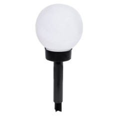 Lampa solara cu led, pentru gradina, negru/alb, 27 cm foto