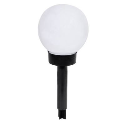 Lampa solara cu led, pentru gradina, negru/alb, 27 cm foto