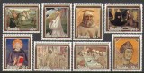 Rwanda 1981 - Sfantul Benedict din Nursia, fresce, arta, religie, serie neuzata