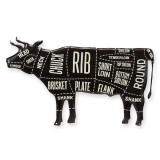 Decoratiune metalica cu o vaca NY-59, Ornamentale