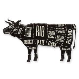 Decoratiune metalica cu o vaca NY-59