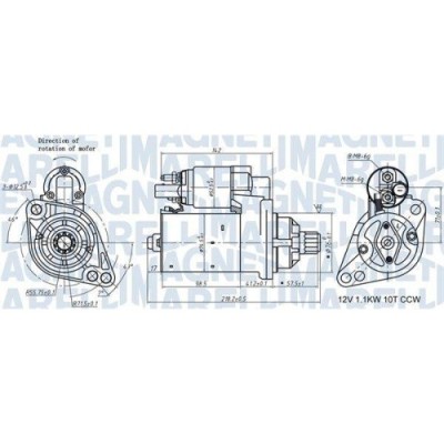 Electromotor Audi; Seat; Skoda; Vw, 1.2 TSI, 1.4, 1.6 BiFuel, 2.0 EcoFuel, 1.6 foto