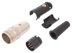 Mufă Conector M16 8 PIN Argintat IP40 foto