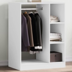vidaXL Dulap, alb, 77x48x102 cm, lemn prelucrat