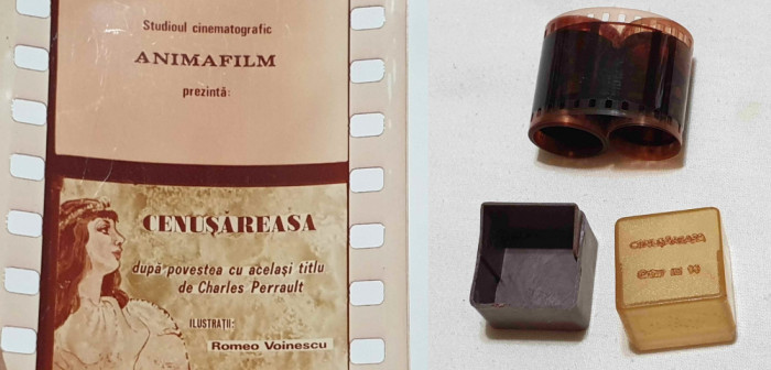 CENUSAREASA - povestea copilariei Diafilm vechi anii 1970 in cutia originala