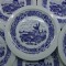 SET / SERVICIU 6 FARFURII INTINSE DIN PORTELAN POLONEZ