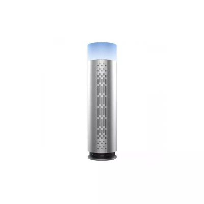 Boxa portabila Bluetooth cu lumini LED Argintiu foto
