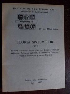 Teoria sistemelor vol 3- Mihail Voicu foto