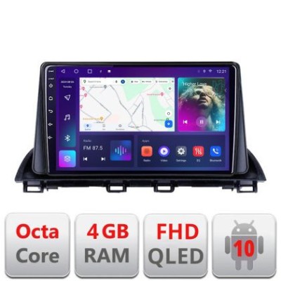 Navigatie Mazda 3 2014-2019 B-463 Android Ecran QLED octa core 4+64 carplay android auto KIT-463+EDT-E309V3 CarStore Technology foto