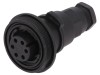 Conector Circular Mamă 6 Pini IP68 BULGIN Standard Buccaneer Poliamidă 5A