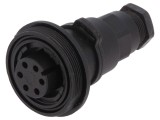 Conector Circular Mufă Mamă 6-PIN Filet Exterior PX0740/S