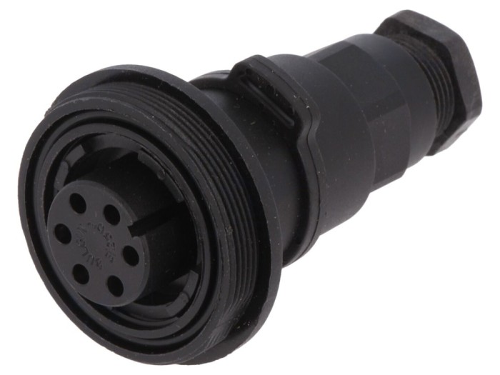 Conector circular mamă 6 pini IP68