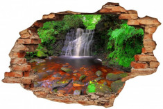 Sticker &amp;quot;Wall Crack&amp;quot; Waterfall 1 - 120 x 80 cm foto