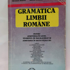 GRAMATICA LIMBII ROMANE LICEE ,BAC ,BOATCA CRIHANA , MARDARE ,EDIT CARTEA SCOLII